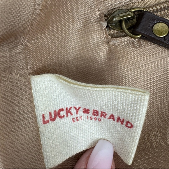 Lucky Brand - Ali chocolate brown front flap leather hobo satchel bag - Picture 13 of 17